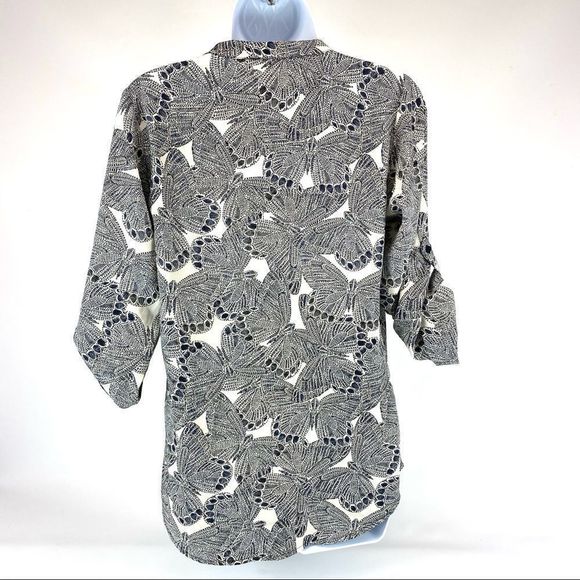 Maison Jules butterfly print top  xs - Picture 6 of 11